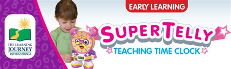 The Learning Journey Super Telly Teaching Time Clock