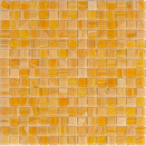 Apollo Tile Celestial X Glossy Apricot Beige Glass Mosaic Uniform