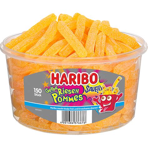 Haribo Gelbe Riesen Pommes Sauer Sb Union Shop