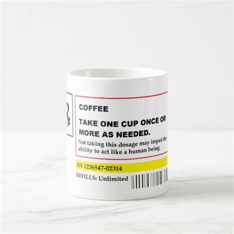 "Coffee Prescription" Mug | Zazzle