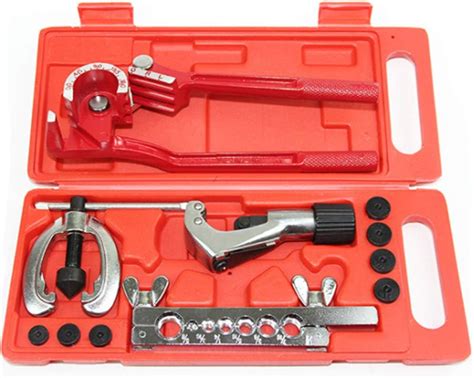 Tubing Flaring Swage Tool Kit Heavy Duty Steel Swage Tool Set For