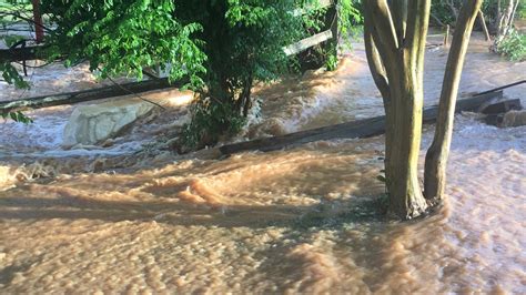 Flooding In Helen Takes Over City Streets As Warnings Continue