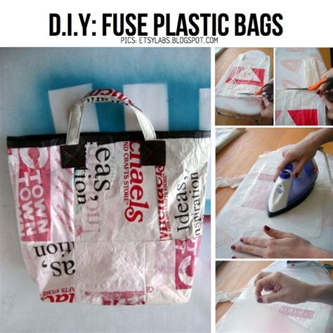 17 Best images about Upcycling: Fused plastic on Pinterest | Grocery bags, Zipper pouch and Bags