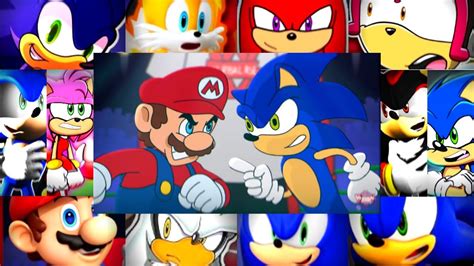 Mario VS Sonic Cartoon Beatbox Battles Reaction Mashup