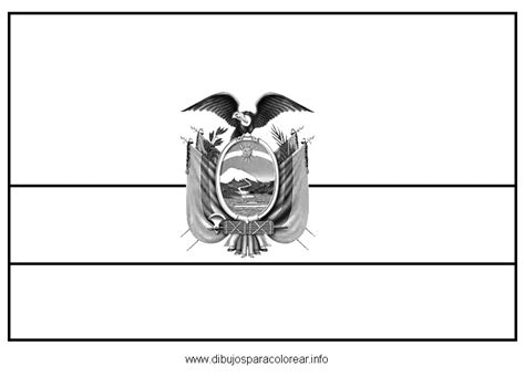 Laminas Para Colorear Coloring Pages Mapa Y Bandera De Ecuador Para