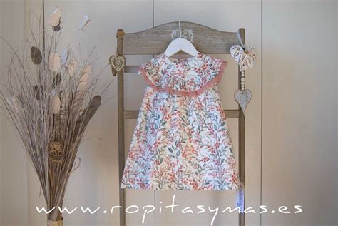 Vestido Volante FLORAL Puntilla De ANCAR Ropitas Y Mas