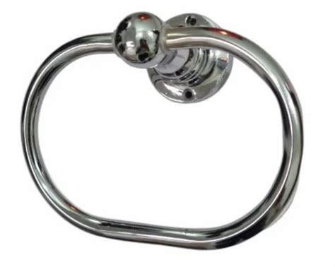 Silver Stainless Steel Bathroom Towel Ring At Rs Piece In Aligarh