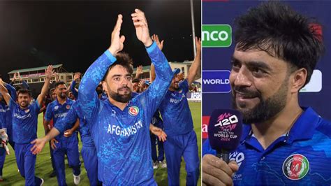 “the Belief Came When We Beat New Zealand” Says Rashid Khan After Afghanistan Enter T20 World