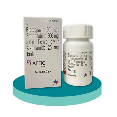 Taffic Tablet Bictegravir Emtricitabine And Tenofovir Alafenamide Tablet At Rs 2990bottle