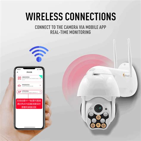 Наружная Водонепроницаемая беспроводная Wi-Fi камера безопасности с ...