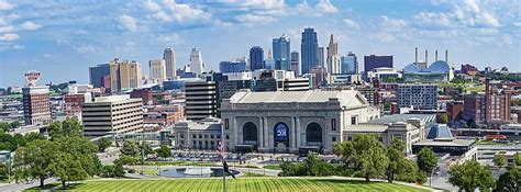 Kansas City Union Station Skyline Missouri Union Station Kansas