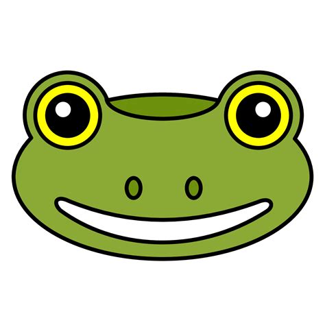 Cartoon Frog Face