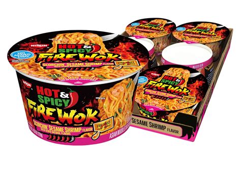 Amazon Nissin Hot Spicy Fire Wok Scorchin Sesame Shrimp 4 55