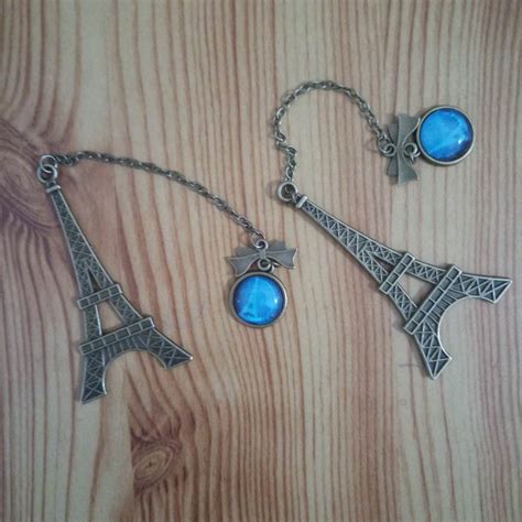 Marcap Ginas De Metal Vintage De La Torre Eiffel Para Libros Art Culo