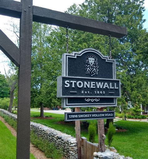 Stonewall Cottage Sign - Pro Image Design | Traverse City Sign Design ...