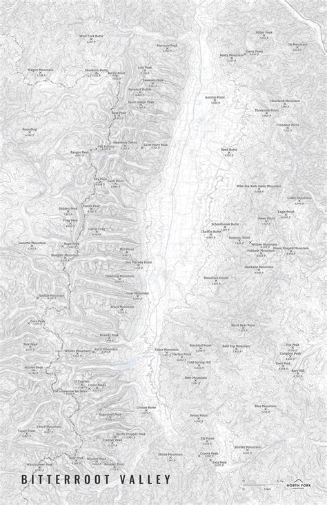 Bitterroot Valley Map Bitterroot Valley, Bitterroot Range, Lolo Montana ...