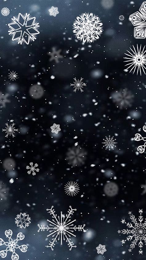 Snowflakes Mobile Wallpapers 4K Ultra HD