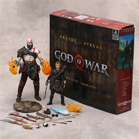 Neca God Of War Kratos Atreus Ultimate Pack Action Figure Model