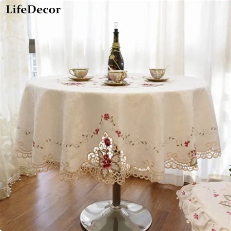 Luxury fashion round table cloth fashion cloth dining table cloth chair ...