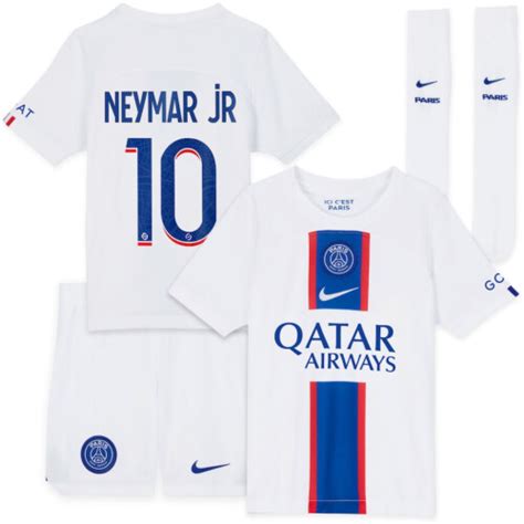 Neymar Jr PSG 22/23 Third Kids Kit by Nike - JerseyMotion