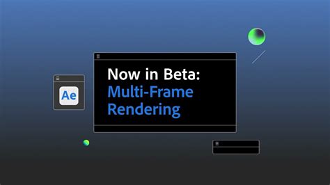 New Multi Frame Rendering In After Effects Youtube