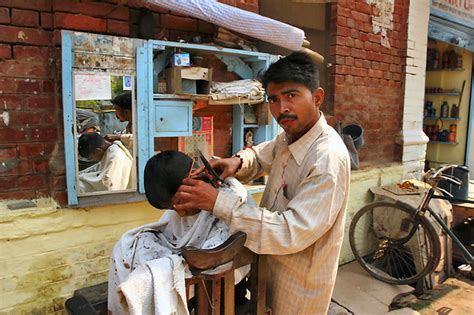 Street Barber India Mark W Brunner Flickr