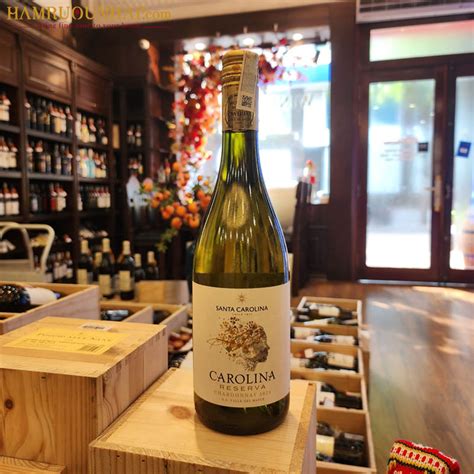 Rượu Vang Chile Santa Carolina Reserva Chardonnay HẦM RƯỢU NHẬP