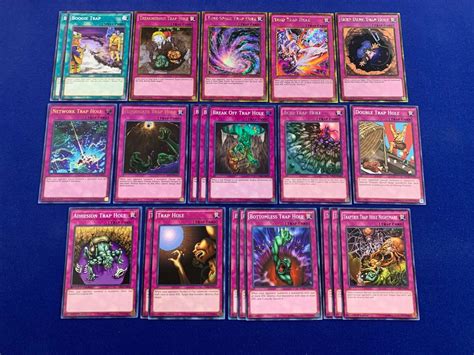 Complete Traptrix Trap Hole Deck Yu Gi Oh Toys Hobbies Collectible