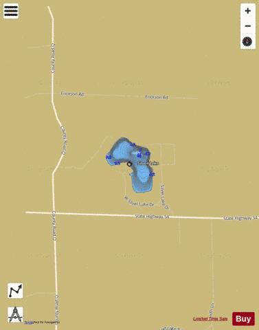 Silver Lake Fishing Map | Nautical Charts App