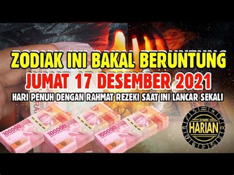 Zodiak Yang Beruntung Hari Jumat Desember Lengkap Dan Akurat