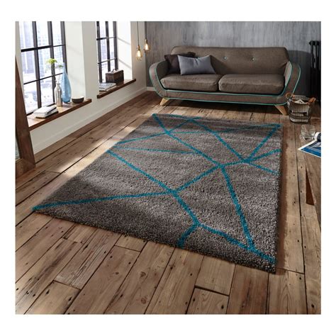 Šedo modrý koberec Think Rugs Royal Nomadic Grey Blue 160 x 230 cm