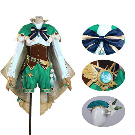 Genshin Impact Venti Cosplay Costume Champion Cosplay