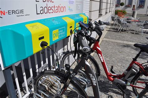 E Bike Ladestation Am Rathausplatz Stromtreter