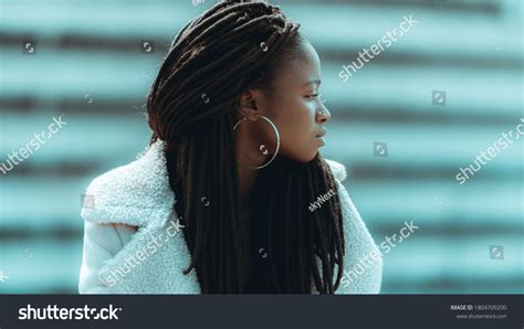 Bluish Black Hair Over Royalty Free Licensable Stock Photos