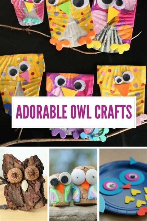 10 Absolutely Wonderful Owl Crafts Kids will Go Crazy For! | Just Bright Ideas