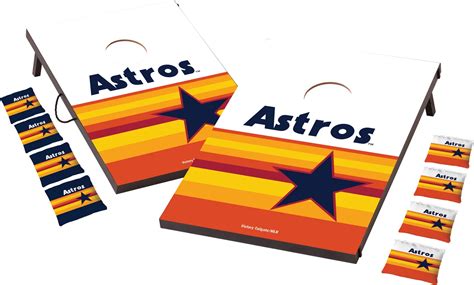 Victory Tailgate Houston Astros Tequila Sunrise Cornhole Game Academy