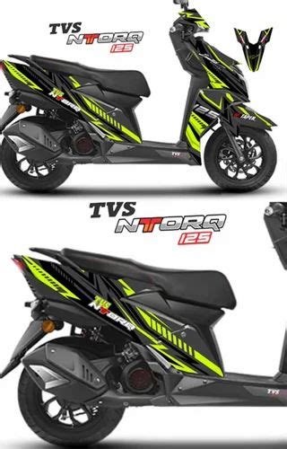 Multicolor Tvs Ntorq New Slashed Edition Full Body Wrap Decasl