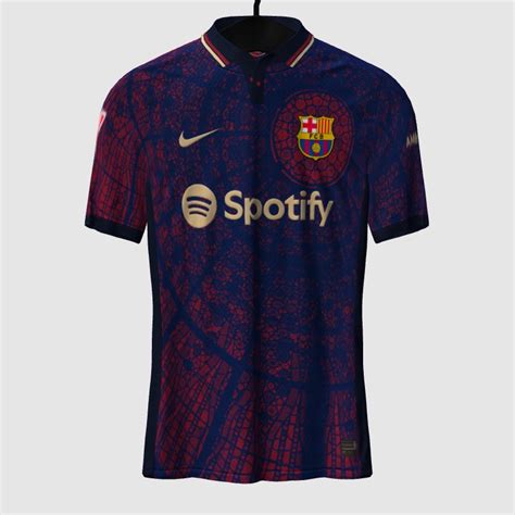 Barcelona Home Kit Concept No Stripes COMP FIFA Kit Creator Showcase