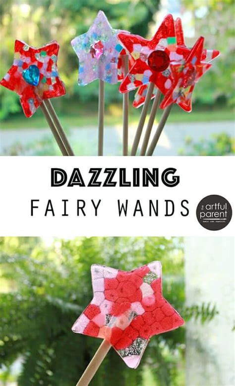 How To Make A Diy Fairy Wand With Plastic Pony Beads Fairy Crafts