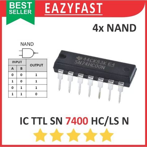 Ic Ttl Sn N Hc Ls Dip Logic Gate Nand Logic Gate Sn Hc Sn Ls