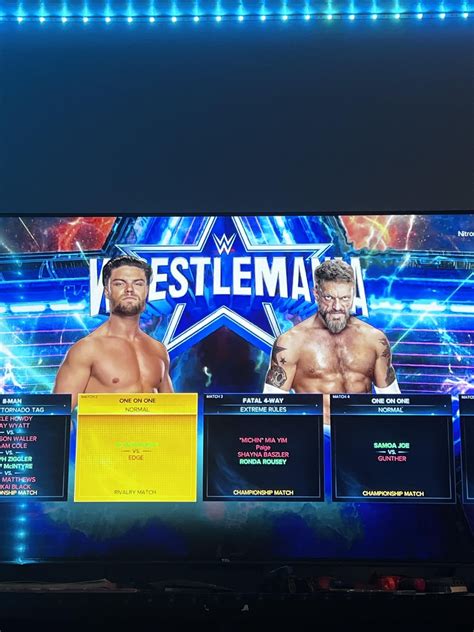 Wwe 2k23 Universe Mode Wrestlemania 2 Matchcard Rwwegames