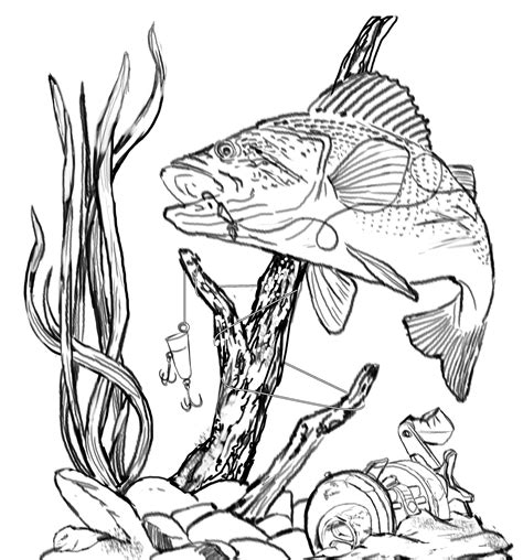 Fish Pencil Drawing at GetDrawings | Free download