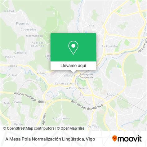 Cómo llegar a A Mesa Pola Normalización Lingüística en Santiago en