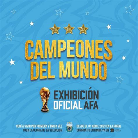 La AFA realizará una exhibición oficial y limitada sobre los Campeones