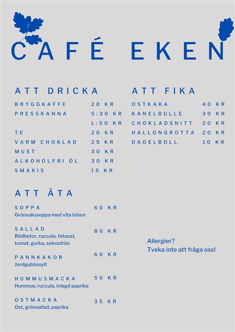 Caf Eken Virserum Konsthall