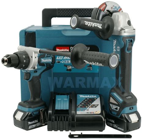 MAKITA Zestaw narzędzi akumulatorowych DLX2255TJ Warmax