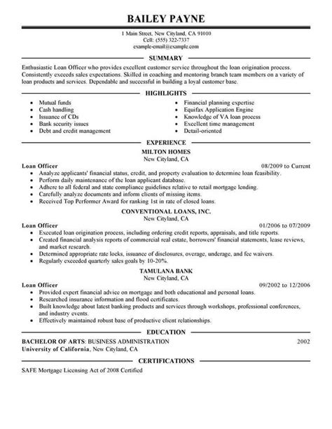 Personal Banker Job Description For Resume Very Good Best Loan Ficer