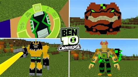 NOVOS PODERES ADDON BEN 10 OMNIVERSE V2 NO MINECRAFT YouTube