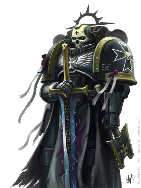 Black Templar Chaplain By Eupackardia On Deviantart Warhammer 40k Rpg