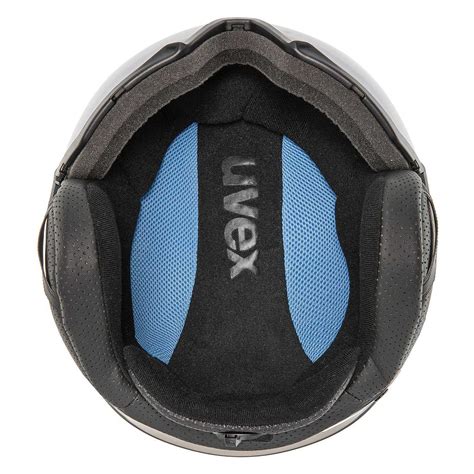 Uvex Instinct Visor Visier Skihelm Glacier Black Matt Cm